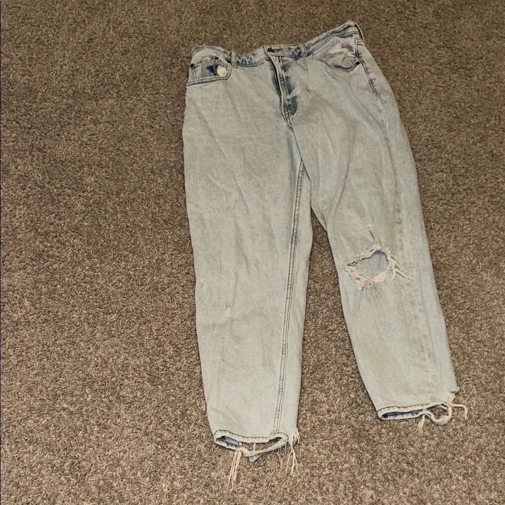 Abercrombie & Fitch High Rise Light Blue Jeans